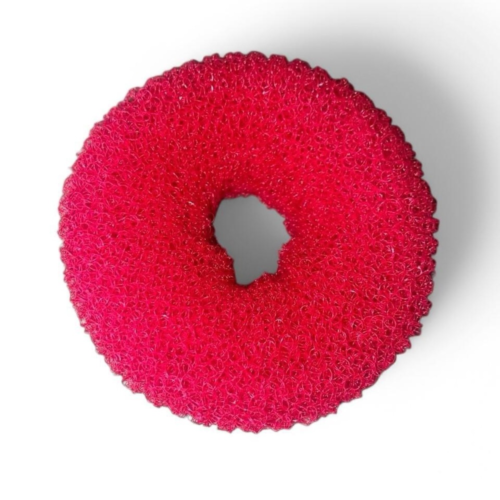 Vibrant Pink Hair Donut